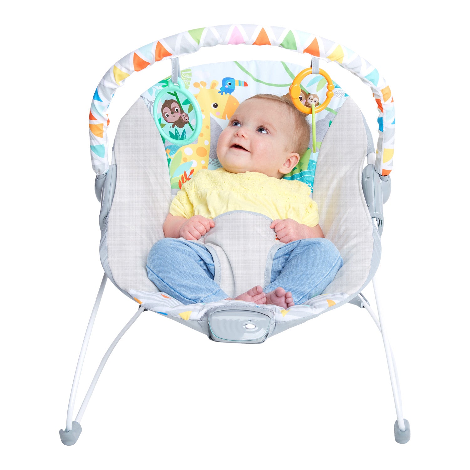 Silla Mecedora Bebe Safari Fun Con Accesorios 12204 Bright Starts