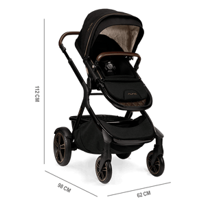 Coche para Bebé Demi Grow Riveted + Cuna Moisés