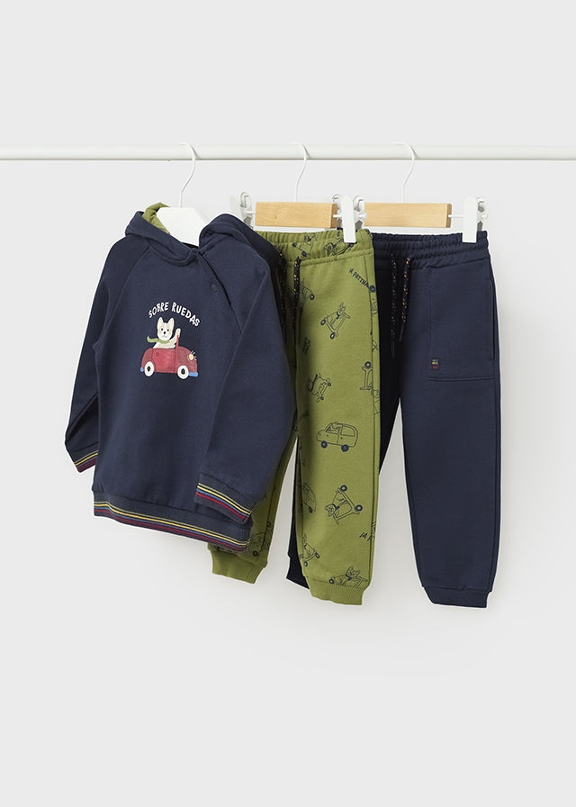 Conjunto chaqueta y 2 pantalones para niño 287774