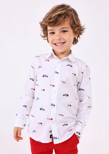 Camisa m/l estampada 411026