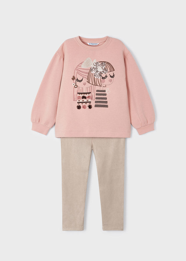 Conj. leggings para niña 478946