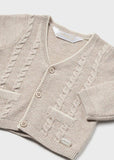 Cardigan cuello pico tricot 230814