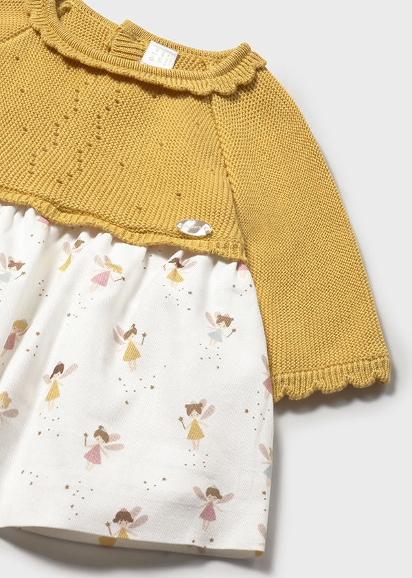 Vestido tricot y plana 282145