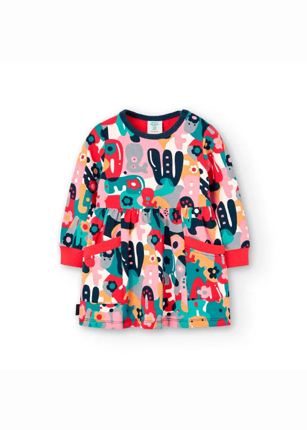 Vestido felpa estampado de bebé - La Tienda de Salo