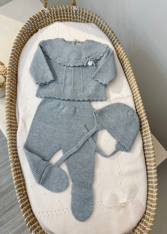 Conjunto de bienvenida para niña 004-10246 C08