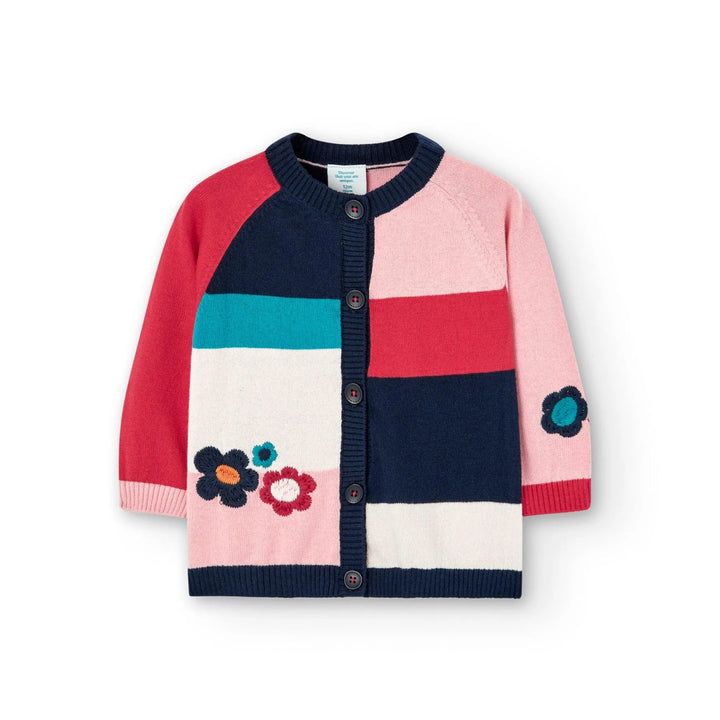 Chaqueta tricotosa de bebé niña - La Tienda de Salo