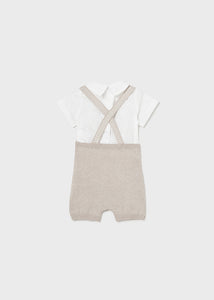 Overol tejido con camisa 162293