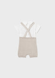 Overol tejido con camisa 162293