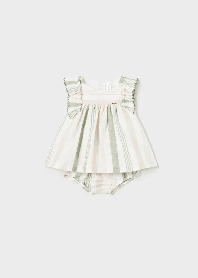 Vestido rayas lino 182960 - La Tienda de Salo