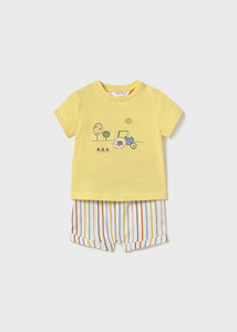 Conj. pantalon corto camiseta 120236