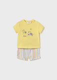 Conj. pantalon corto camiseta 120236