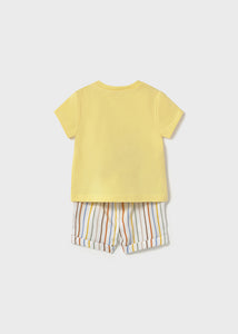 Conj. pantalon corto camiseta 120236