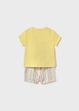 Conj. pantalon corto camiseta 120236