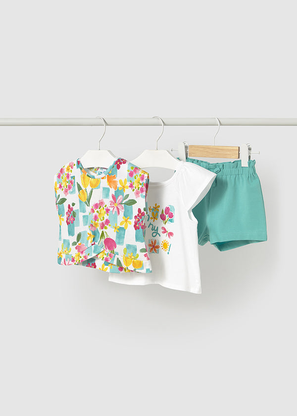 Conj. short 2 camisetas 123291