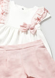 Conjunto bermuda combinado lino 123611