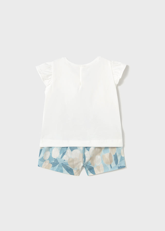 Conjunto bermuda estampada 123714