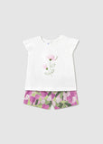 Conjunto bermuda estampada 123715