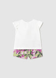 Conjunto bermuda estampada 123715