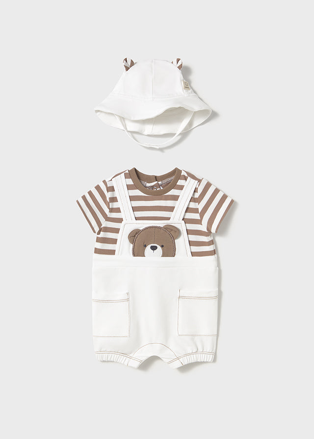 Enterizo y gorro para niño mayoral 160610