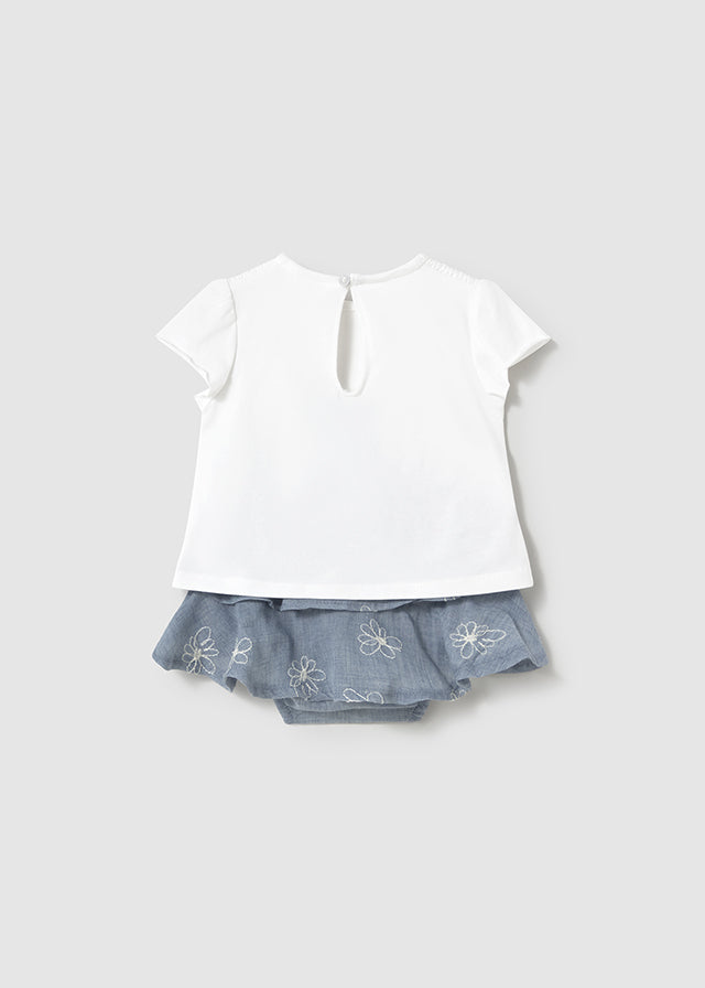 Conjunto con falda para niña 185315
