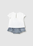 Conjunto con falda para niña 185315