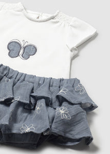 Conjunto con falda para niña 185315