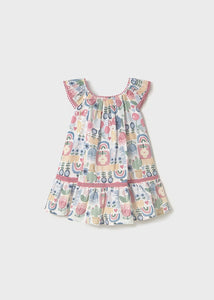Vestido estampado para niña 191761