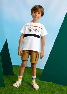 Conjunto con bermuda para niño 360586