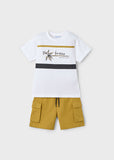Conjunto con bermuda para niño 360586