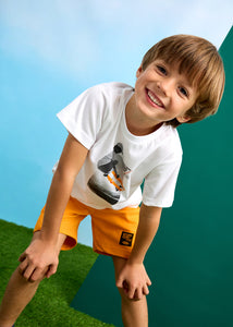 Conjunto con bermuda para niño 360710