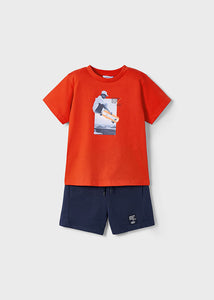 Conjunto con bermuda para niño 360712