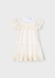 Vestido tul bordado 390937