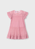 Vestido tul bordado 390939