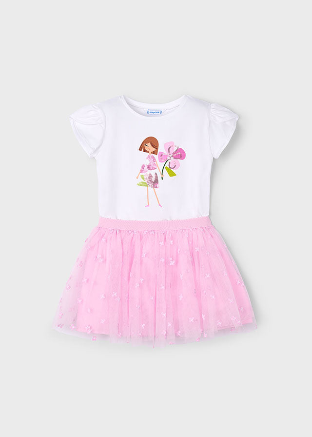 Conjunto de falda tul 394651