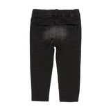 Pantalón felpa denim de bebé 290001