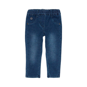 Pantalón felpa denim de bebé 290001 B