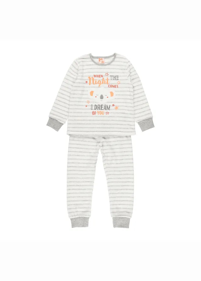 Pijama terciopelo de niña - La Tienda de Salo