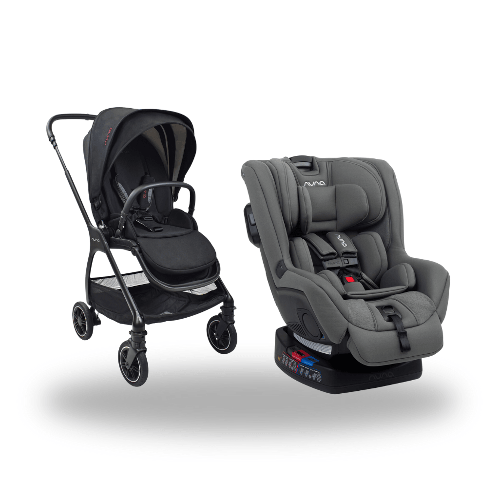 Combo Coche TRIV Black + Silla de Carro Nuna Rava Granite