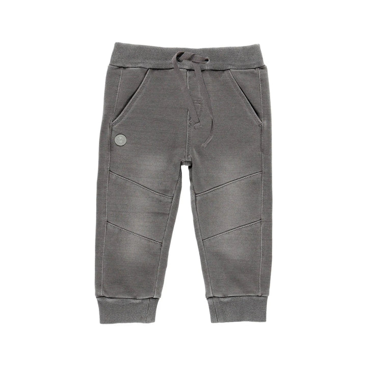Pantalón felpa denim de bebé niño 390013G - La Tienda de Salo