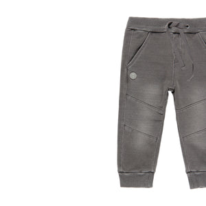 Pantalón felpa denim de bebé niño 390013G