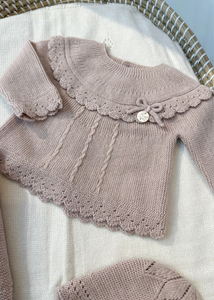 Conjunto de bienvenida para niña 004-10246 P07