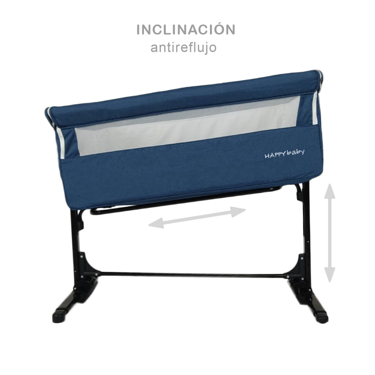 Cuna Colecho bebe Happy Baby Mix+ Azul