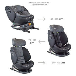 Silla Carro Bebe Priori I Hero Negro