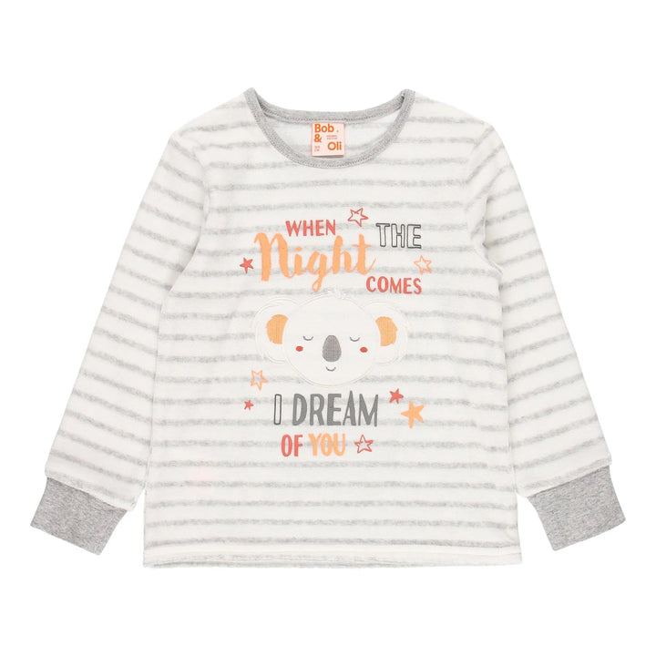 Pijama terciopelo de niña - La Tienda de Salo