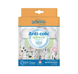 Set 2 Teteros Dr. Brown's Option+ BA 5oz decorado Bosque D32739