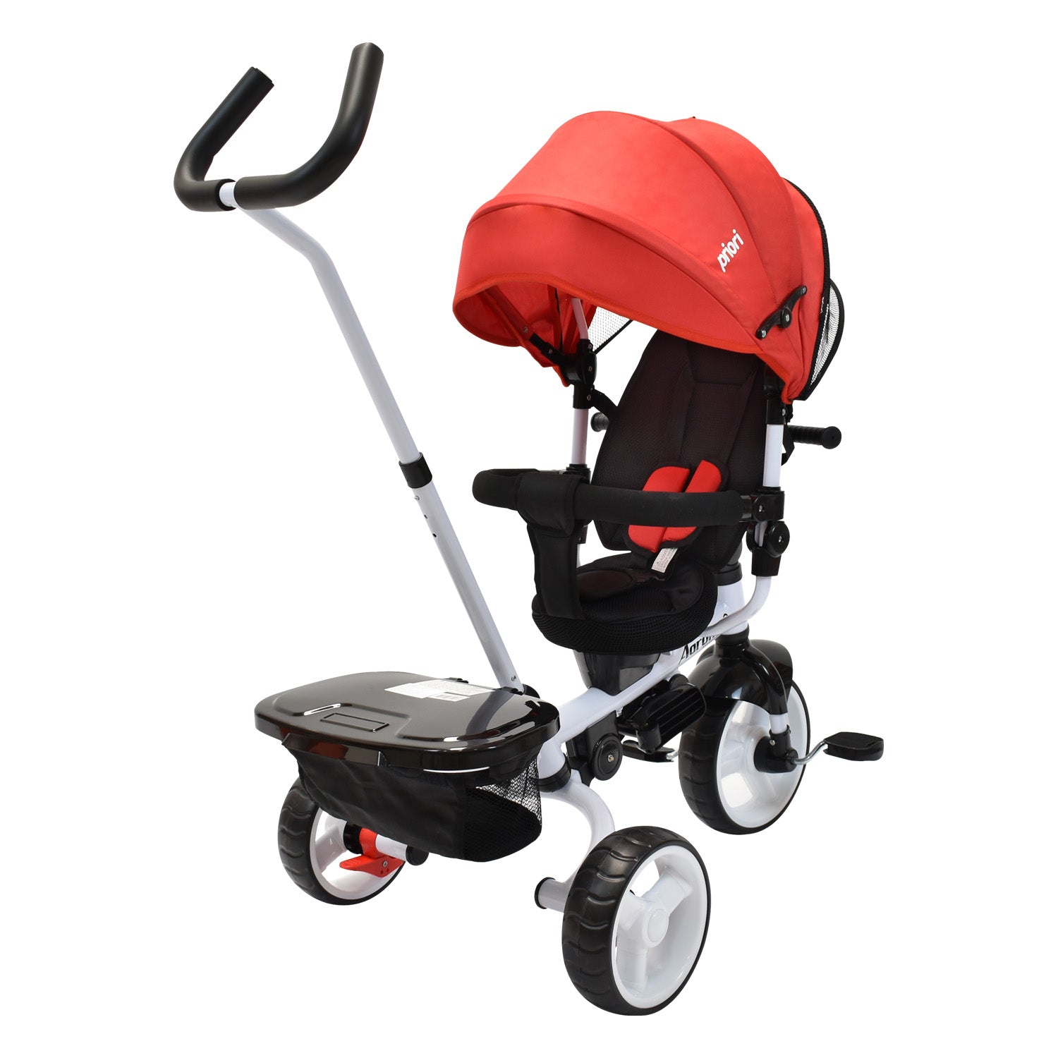 Triciclo Paseador Aaron 360 Bebe Priori Rojo