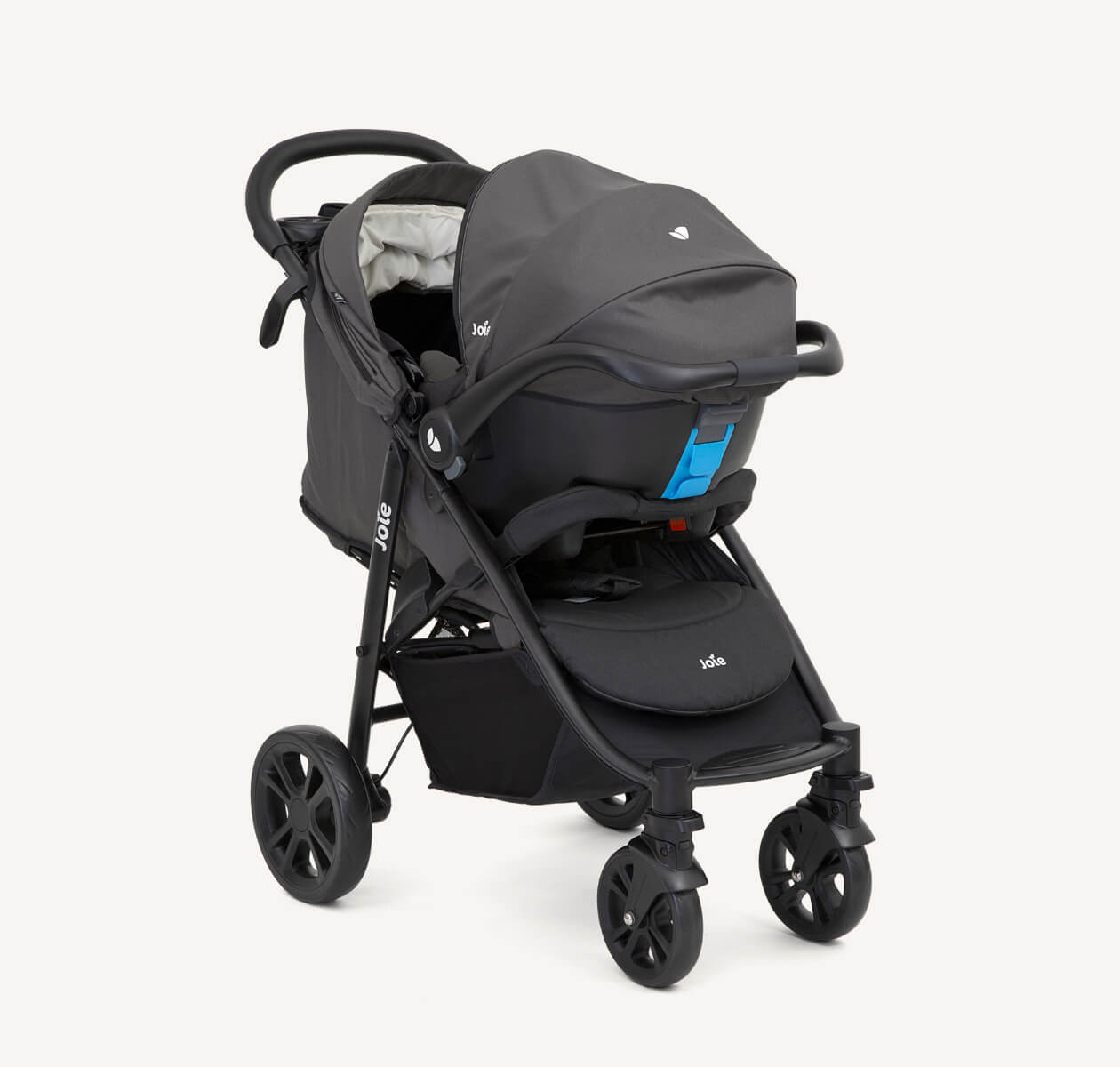 Coche para bebe joie Litetrax Con portabebé Coal