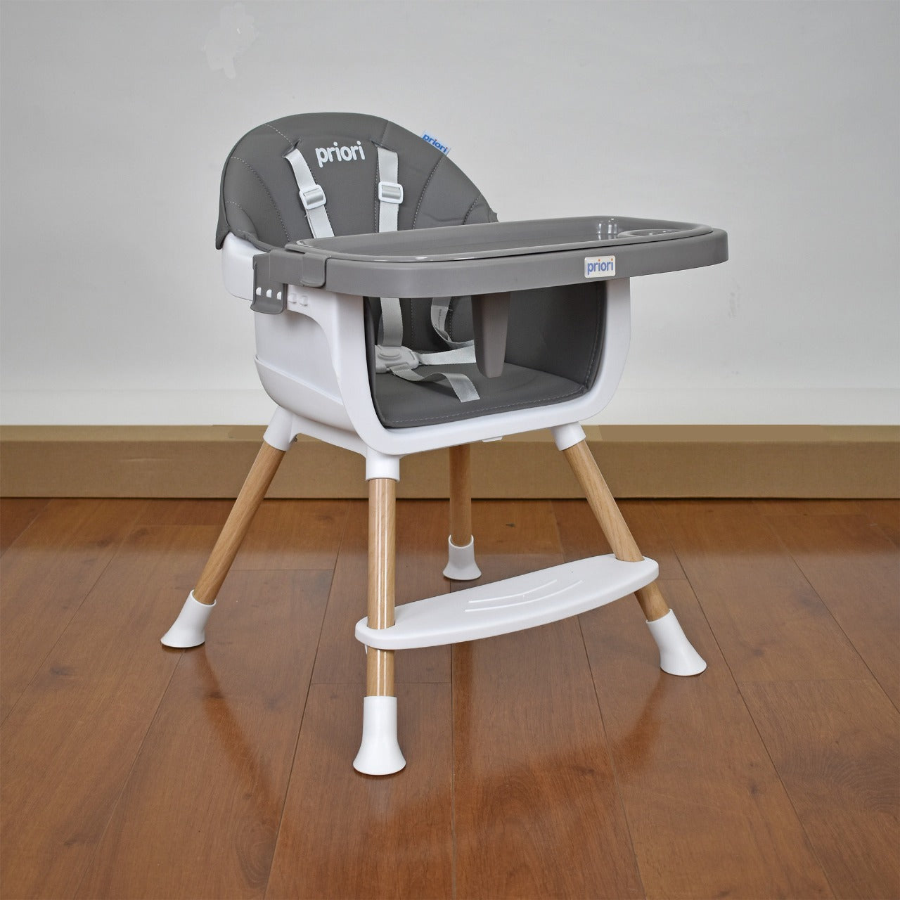 Silla Comedor Bebe 5 en 1 Executive Priori Gris