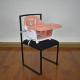 Silla Comedor Bebe 5 en 1 Executive Priori Rosa