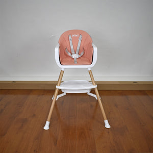 Silla Comedor Bebe 5 en 1 Executive Priori Rosa